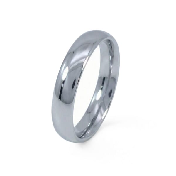 Giftering i hvitt gull 14kt, 4mm. RUBIN modell 803 - 1540c